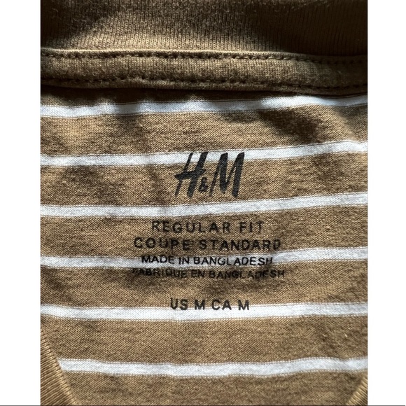 Brown Striped Shirt Sleeve Shirt - Picture 3 of 3